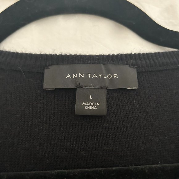 Ann Taylor Mixed Media Midi Dress - Sz. Large - Picture 5 of 6